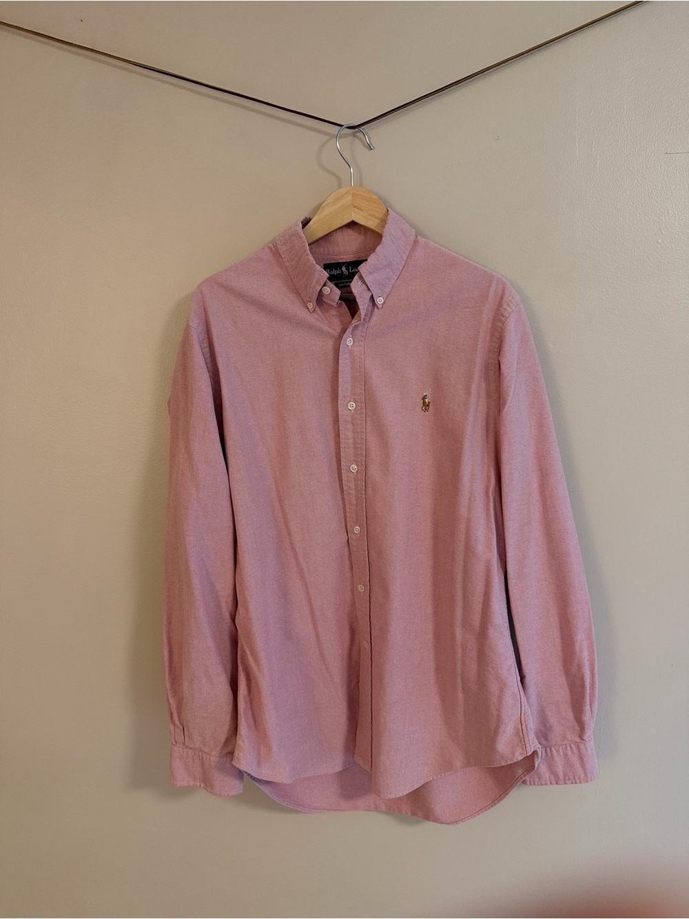Ralph Lauren Pink Button-Down Oxford Shirt